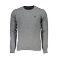 Gray Fabric Men's Sweater