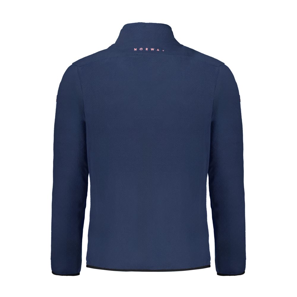 Blue Polyester Men's Sweatshirt
