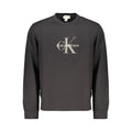 Black Cotton Mens Sweatshirt
