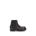 Black Calf Leather Bos Taurus Chelsea Boots