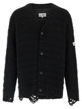 Black Virgin Wool Cardigan