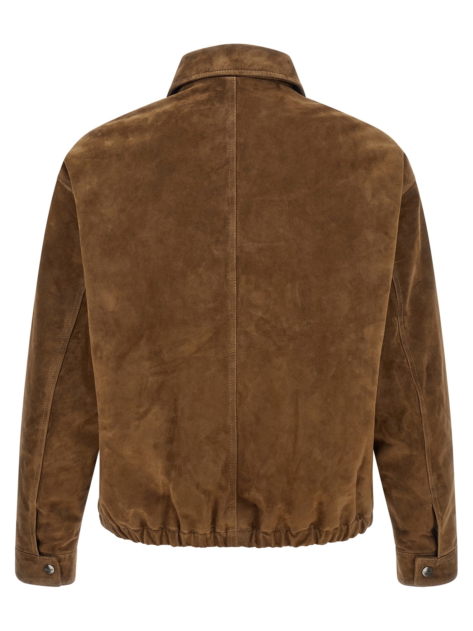 Brown Calfskin Leather Jacket