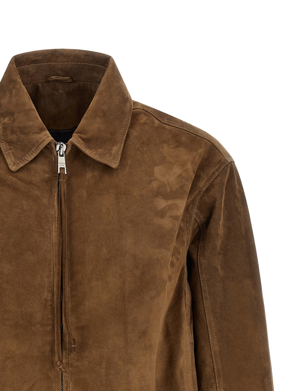 Brown Calfskin Leather Jacket