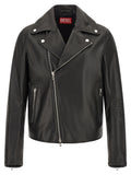 Black Cowhide Leather Jacket