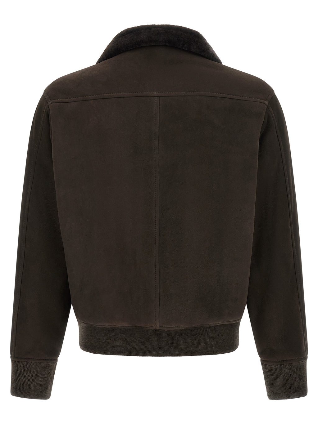 Brown Lamb Leather Leather Jacket