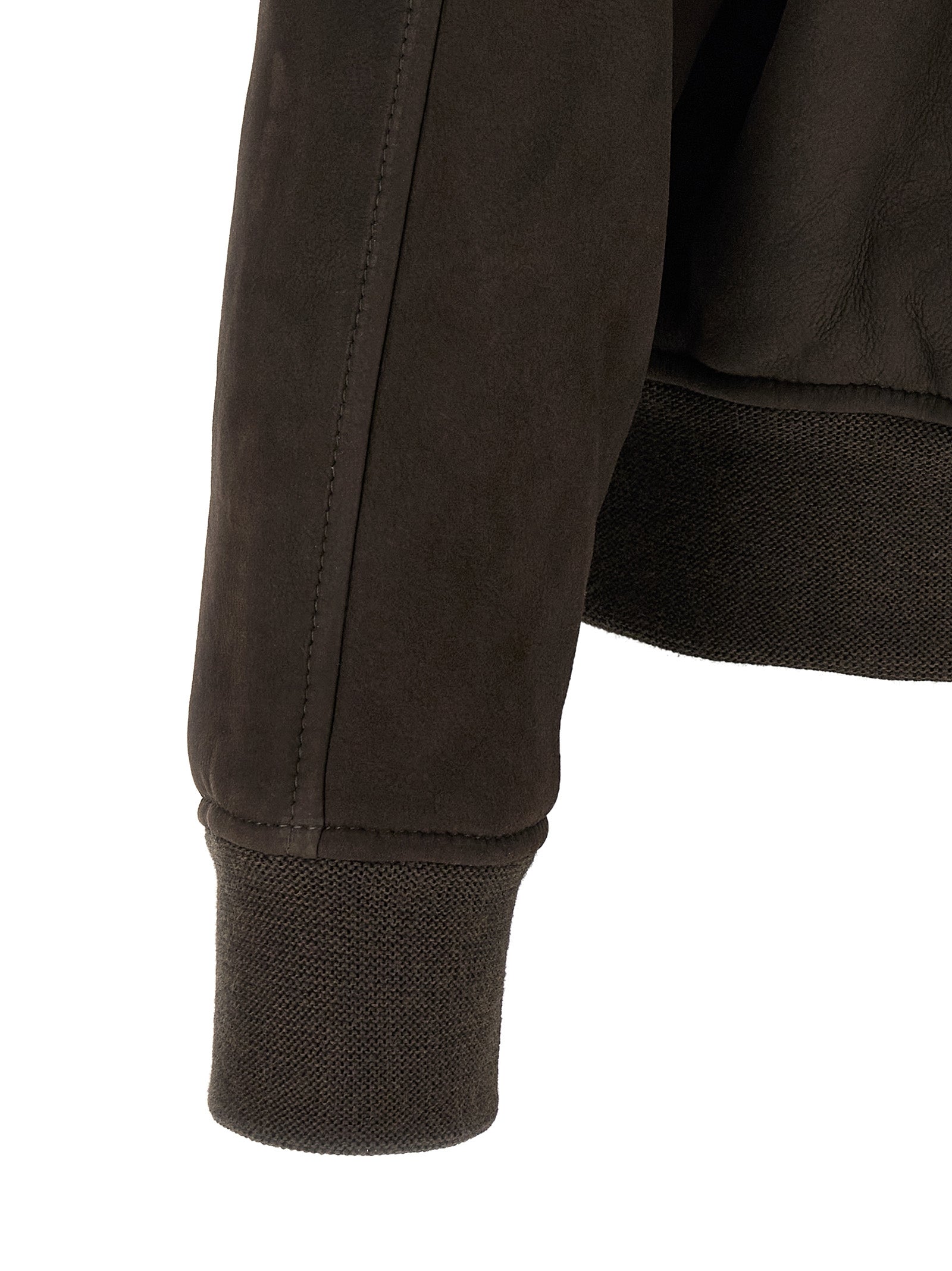 Brown Lamb Leather Leather Jacket