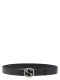 Black Calfskin Regular Belt