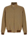 Beige Cotton Bomber