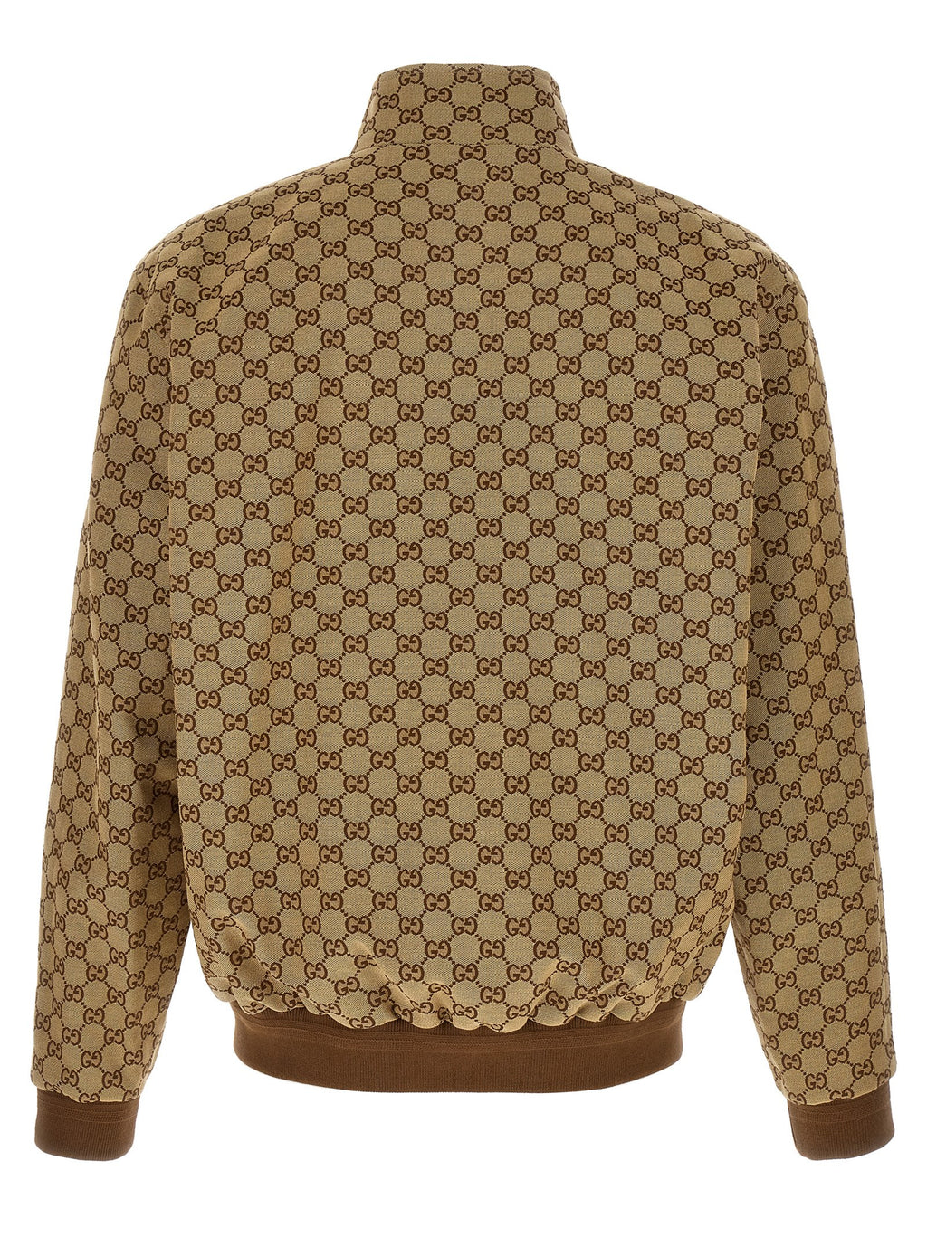 Beige Cotton Bomber