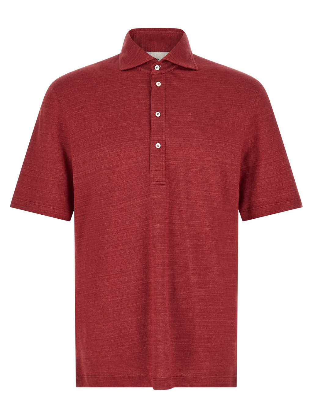 Multicolor Linen Polo Shirt