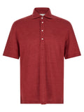 Multicolor Linen Polo Shirt