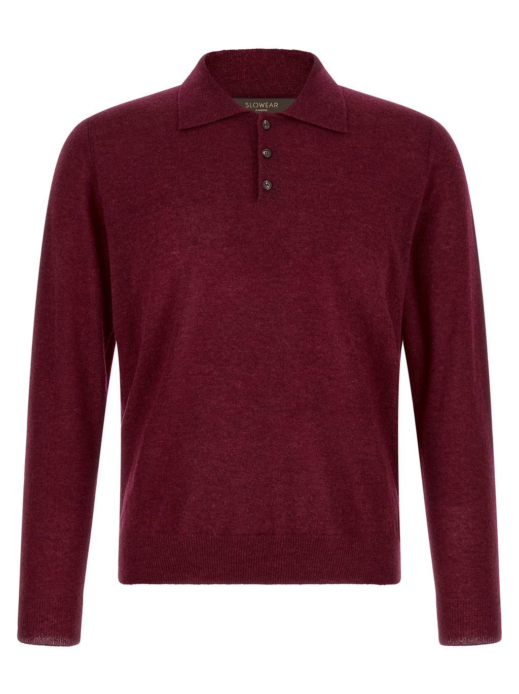 Bordeaux Cashmere Polo Shirt