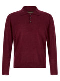 Bordeaux Cashmere Polo Shirt