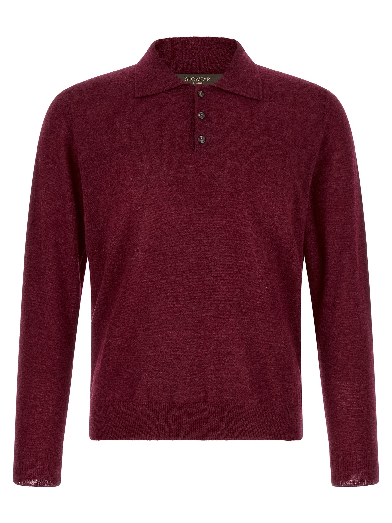 Bordeaux Cashmere Polo Shirt