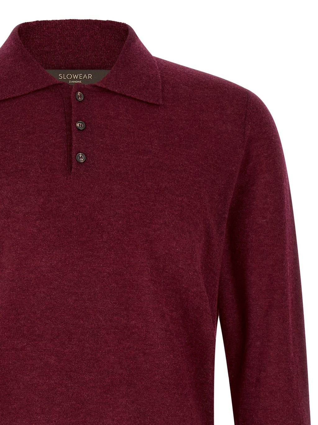 Bordeaux Cashmere Polo Shirt