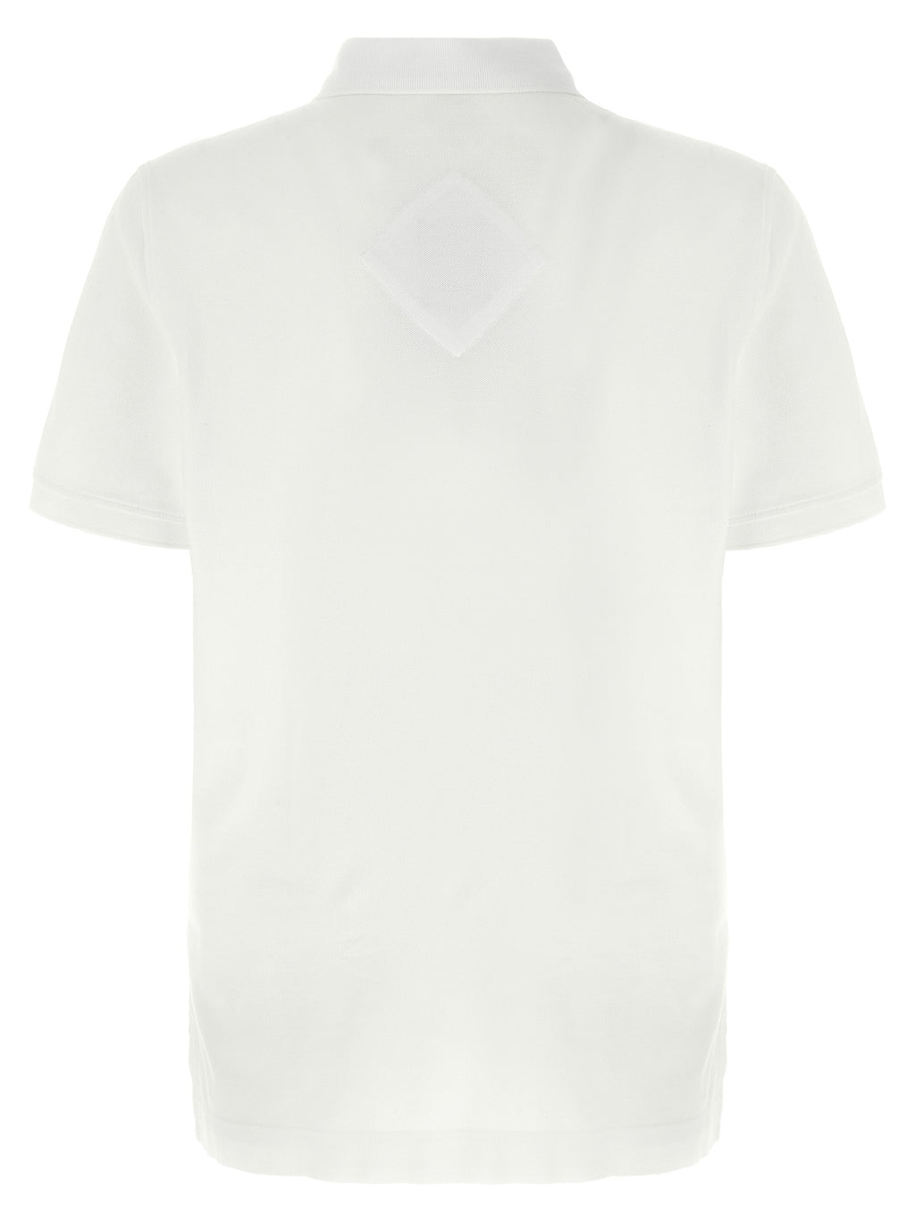 White Cotton Polo Shirt