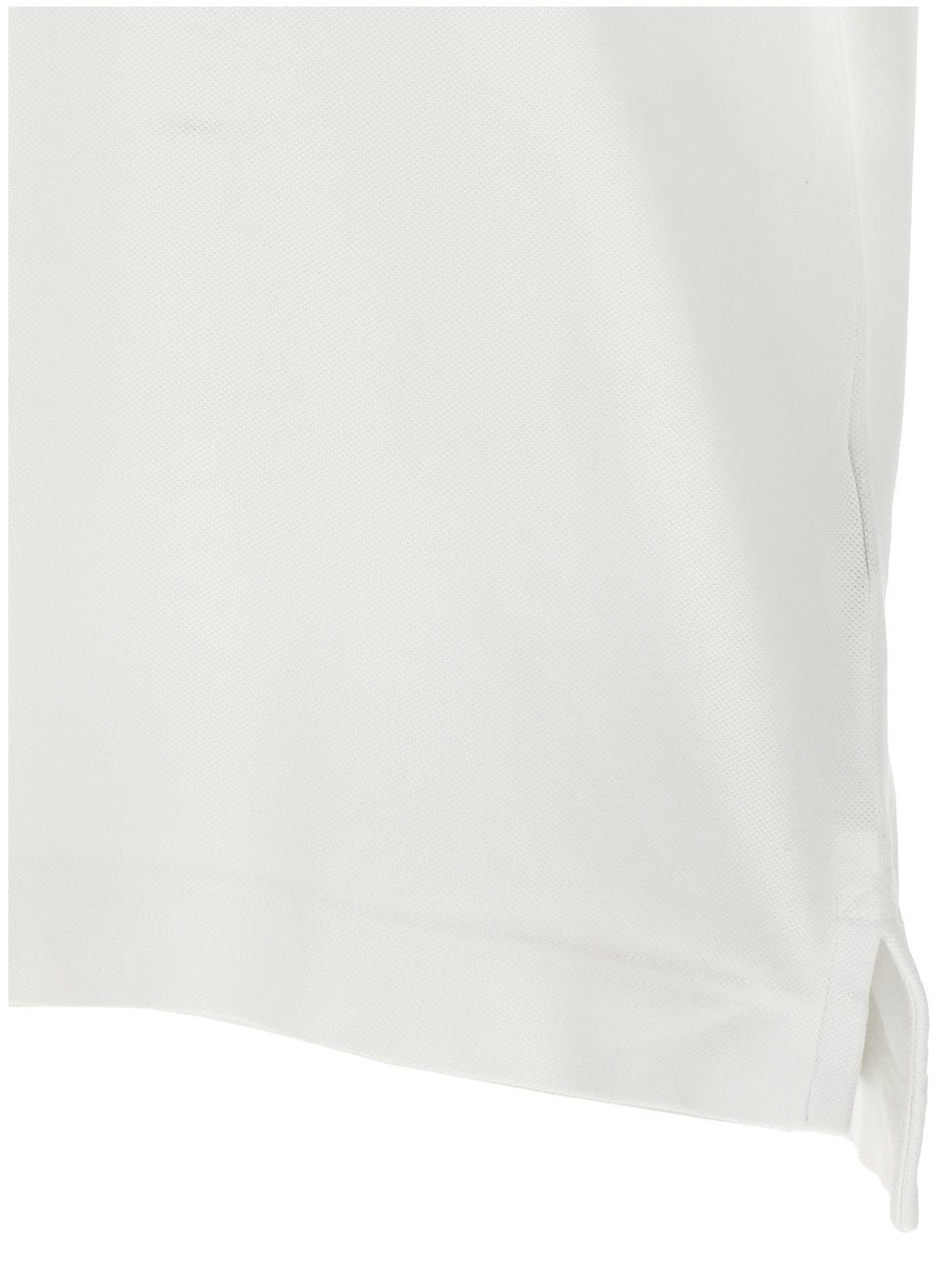 White Cotton Polo Shirt