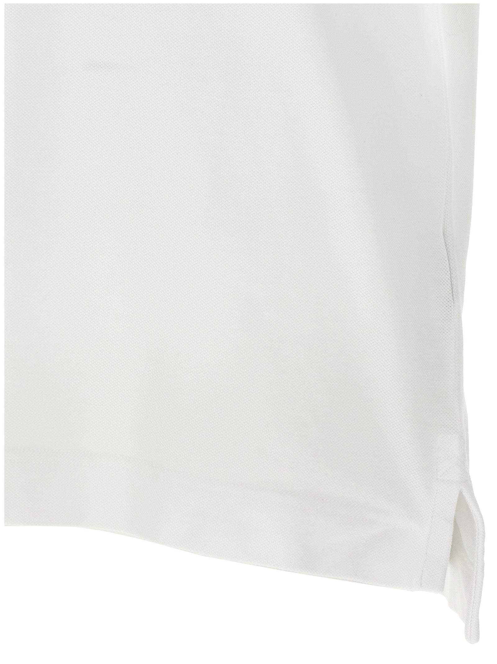 White Cotton Polo Shirt