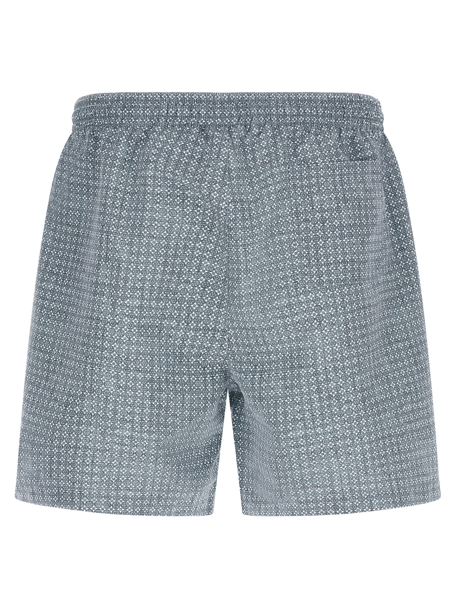 Blue Polyester Swim Shorts