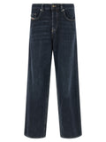 Blue Cotton Relaxed Fit Jeans