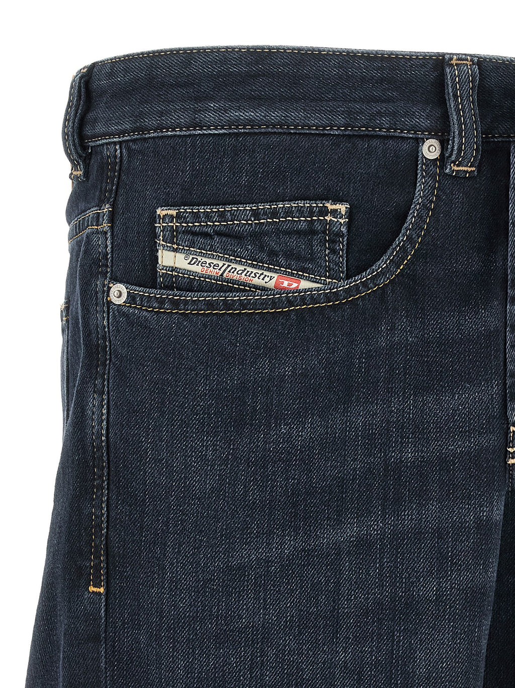 Blue Cotton Relaxed Fit Jeans