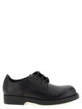 Black Cowhide Oxfords And Derbies