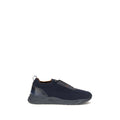 Blue Fabric Athletic Sneakers