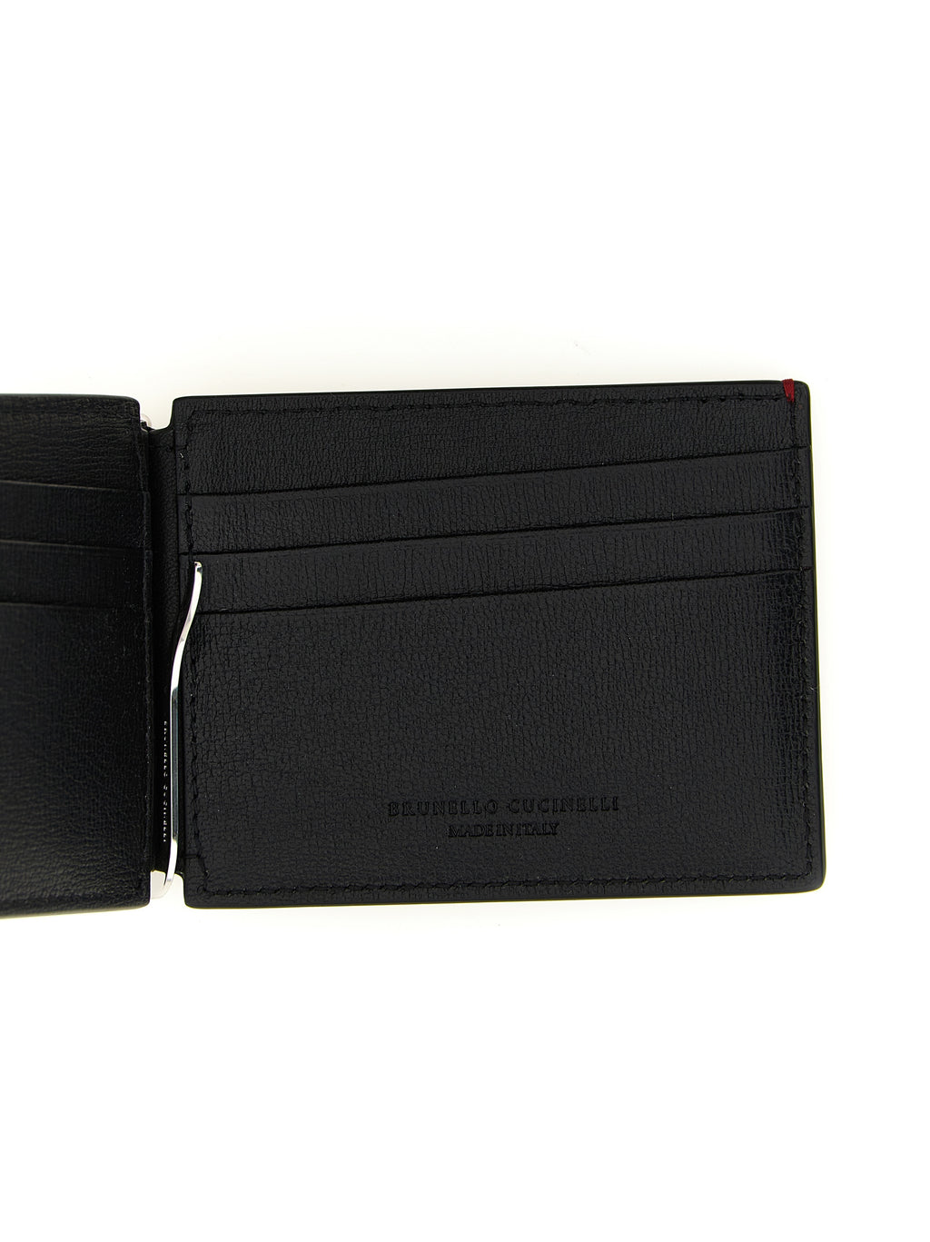 Black Goatskin Money Clip