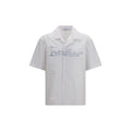 White Cotton Pattern Shirt