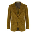 Green Cotton Men Jacket