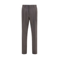 Gray Viscose Dress Pants