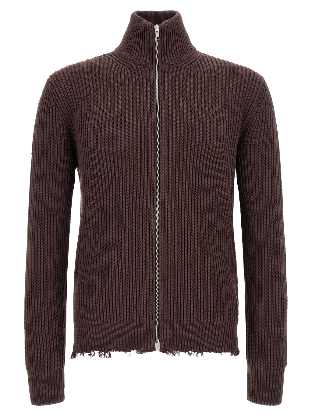 Brown Cotton Cardigan