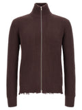 Brown Cotton Cardigan