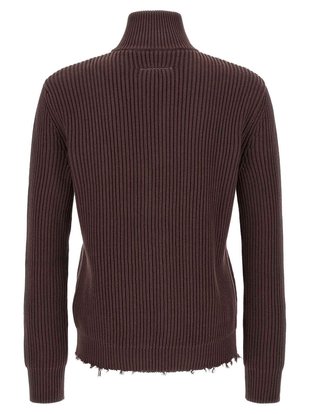 Brown Cotton Cardigan
