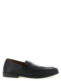 Black Calfskin Slip-On Loafers