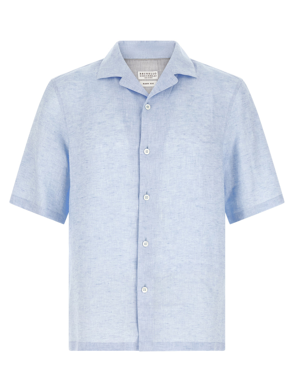 Blue Linen Blouse