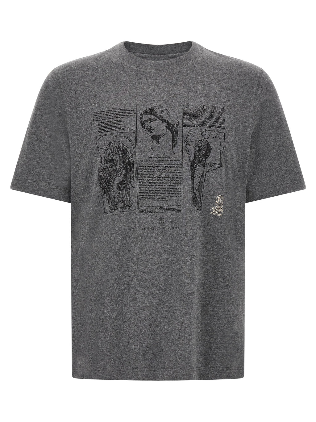 Gray Cotton T-Shirt