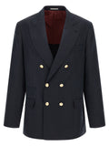 Blue Silk Blazer