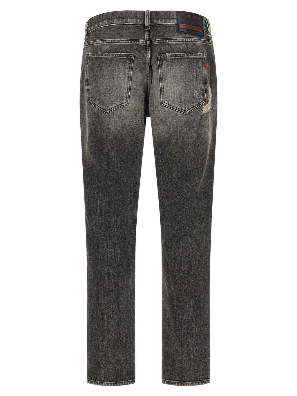 Gray Cotton Skinny Jeans