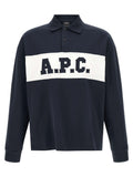 Blue Cotton Polo Shirt