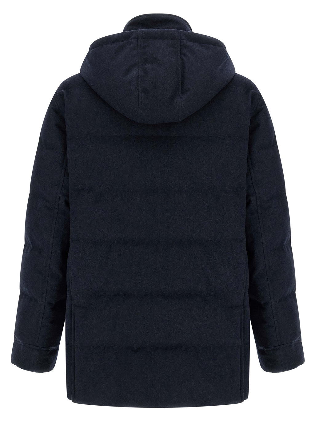 Blue Wool Parka