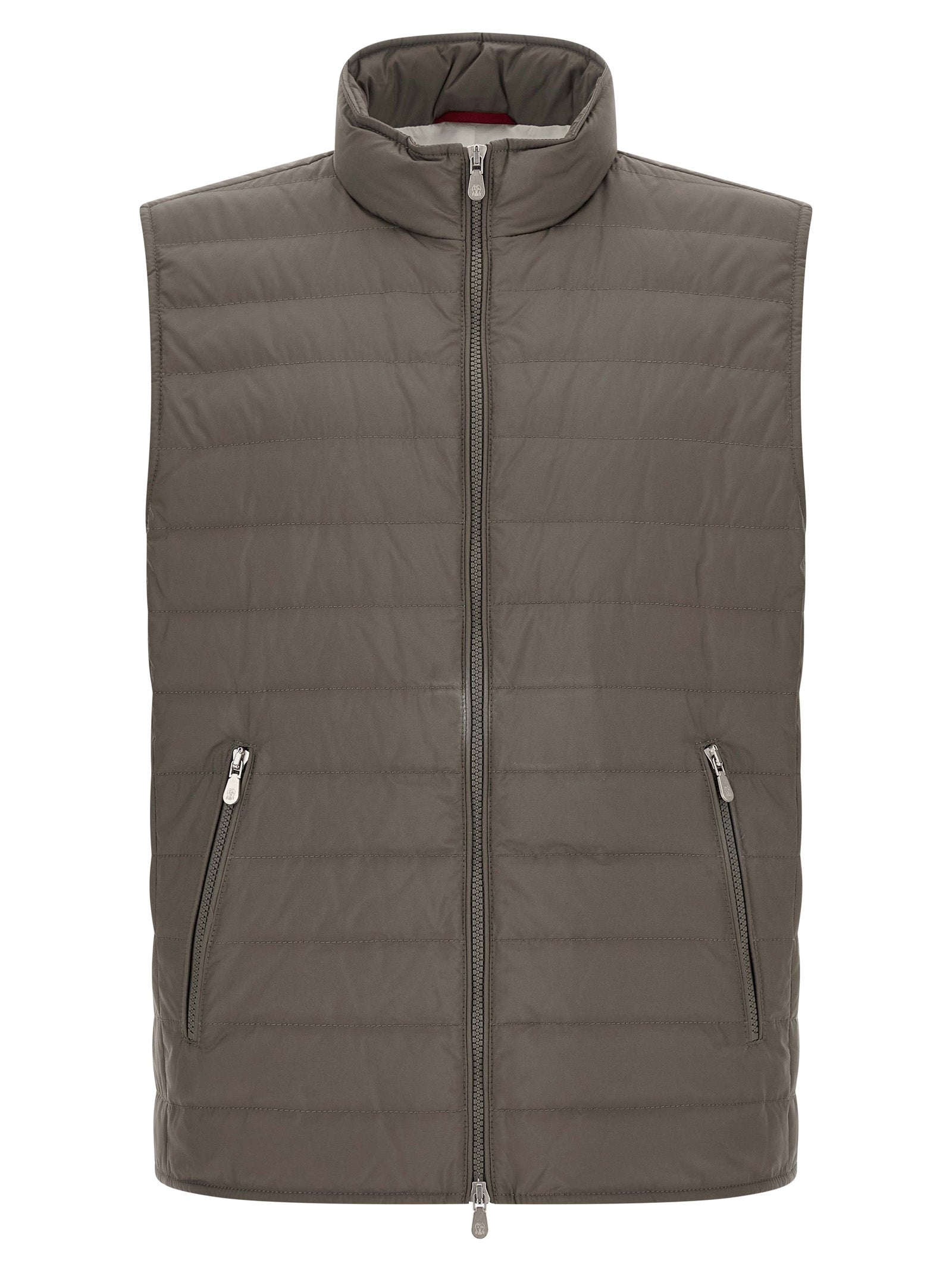 Bicolor Polyester Sleeveless Jacket
