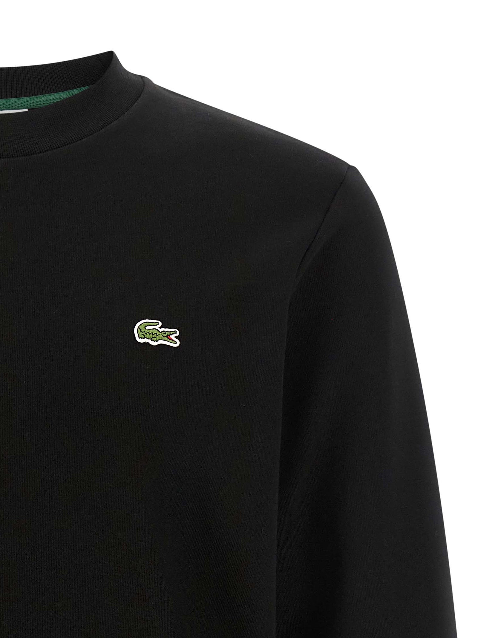 Black Cotton Sweatshirt