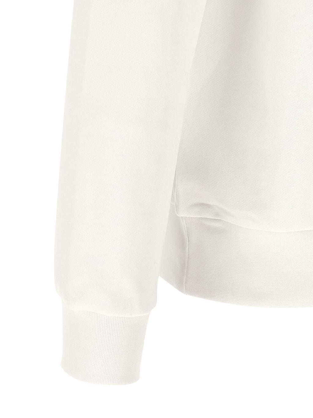 White Cotton Sweatshirt