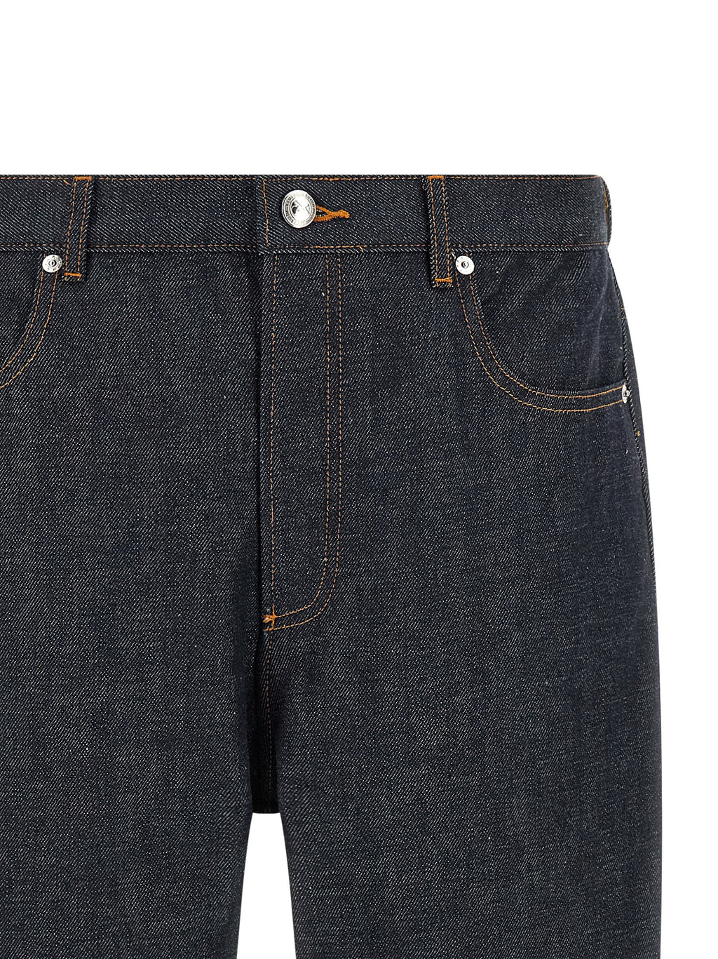 Blue Cotton Relaxed Fit Jeans