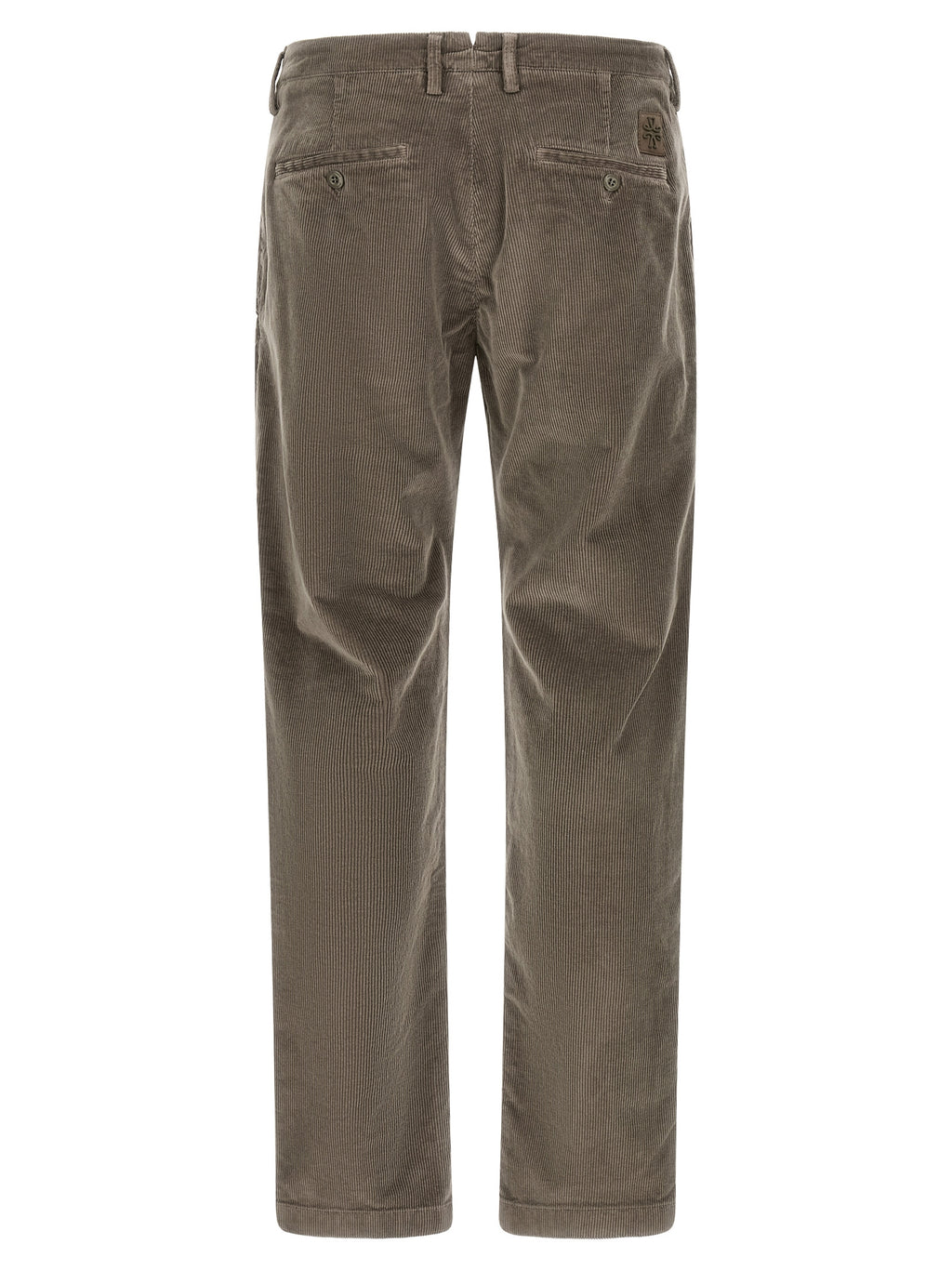 Gray Cotton Chino Pants