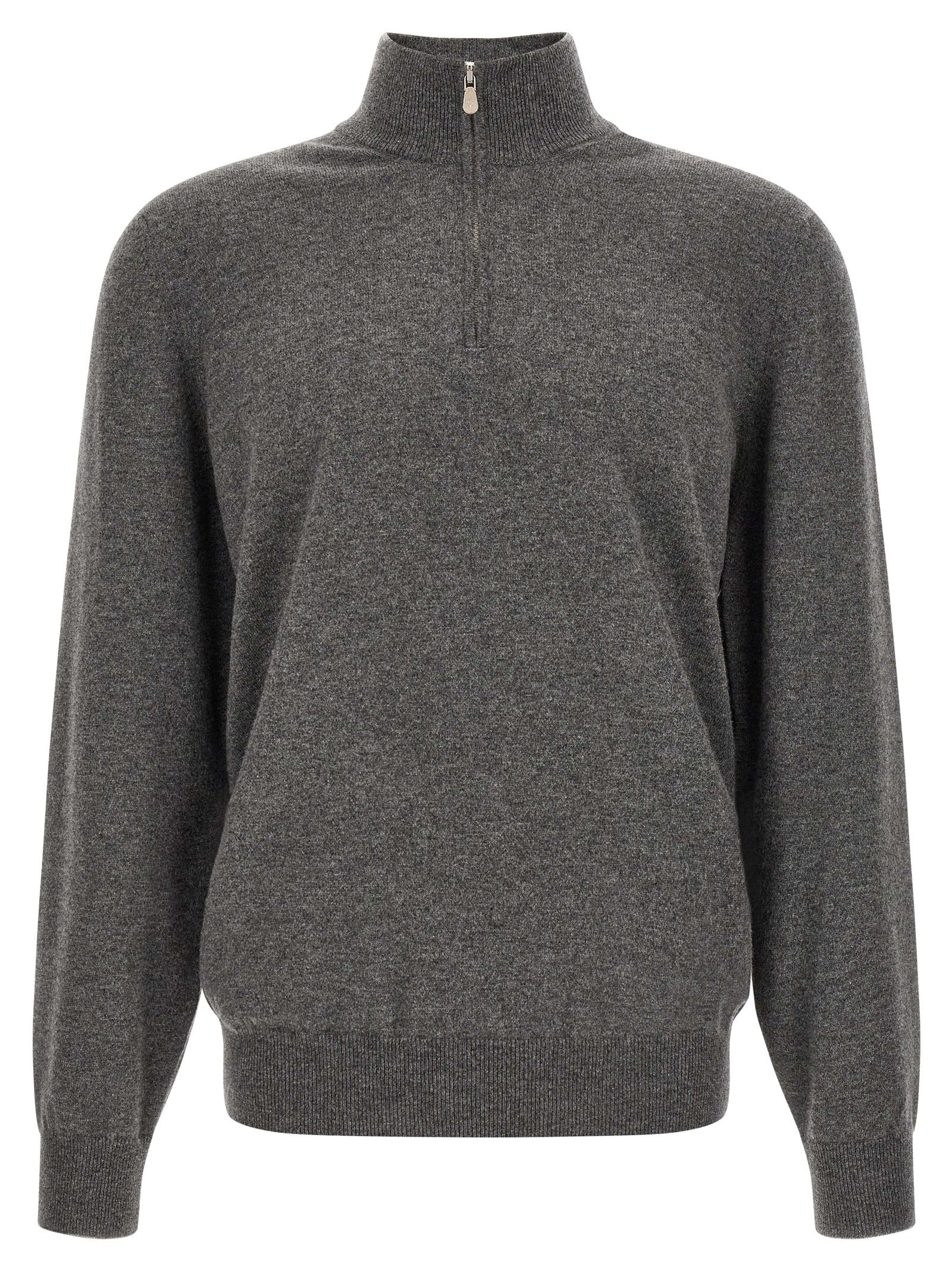 Gray Cashmere Cardigan