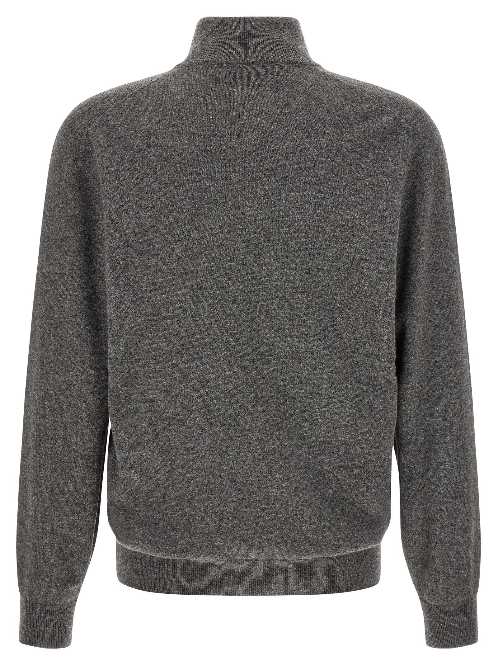 Gray Cashmere Cardigan