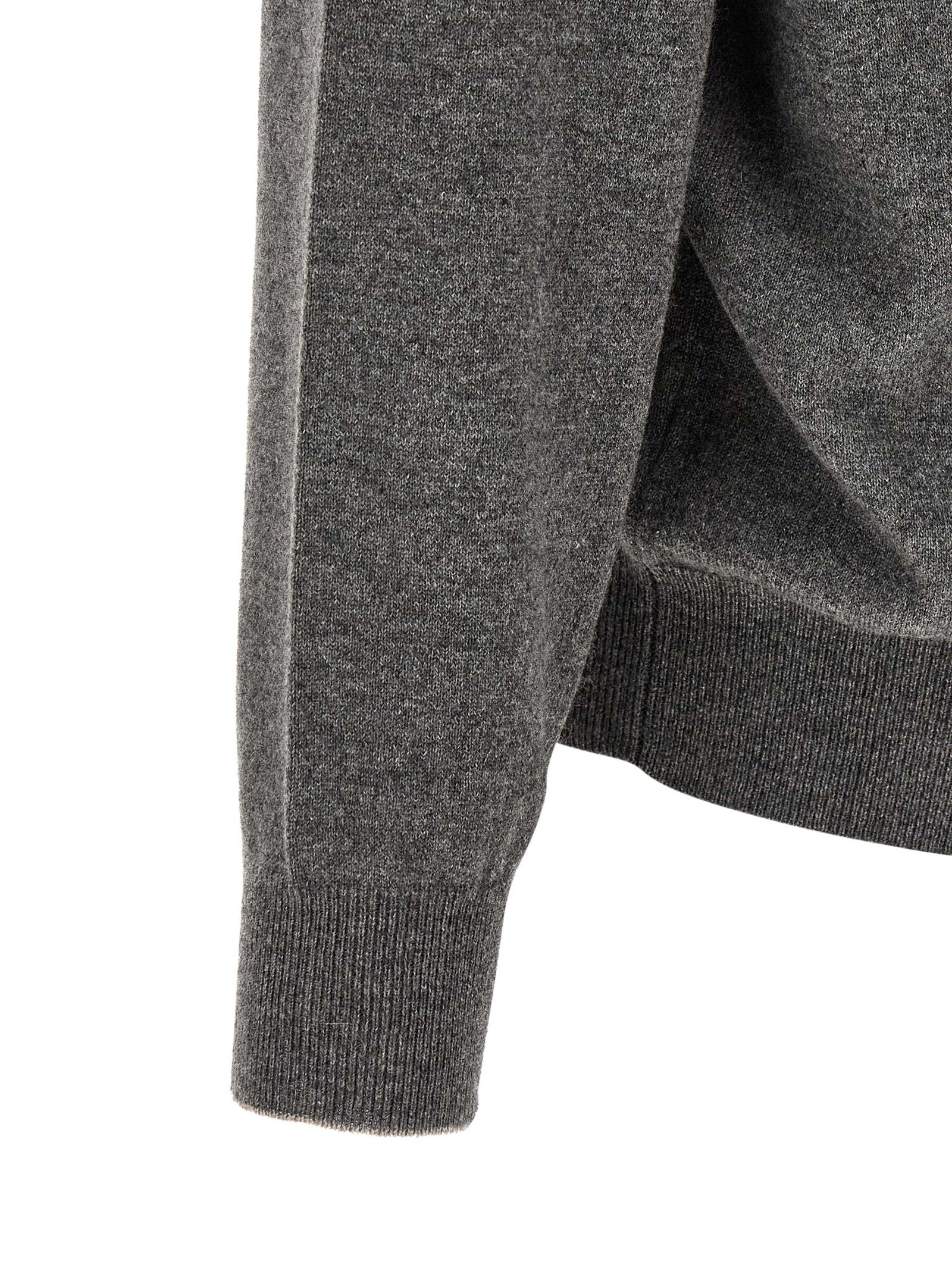 Gray Cashmere Cardigan
