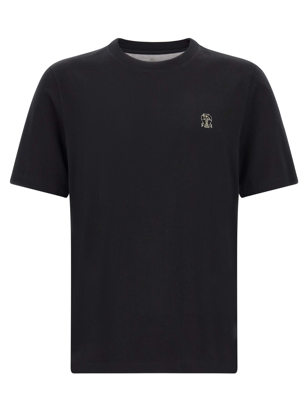 Black Cotton T-Shirt